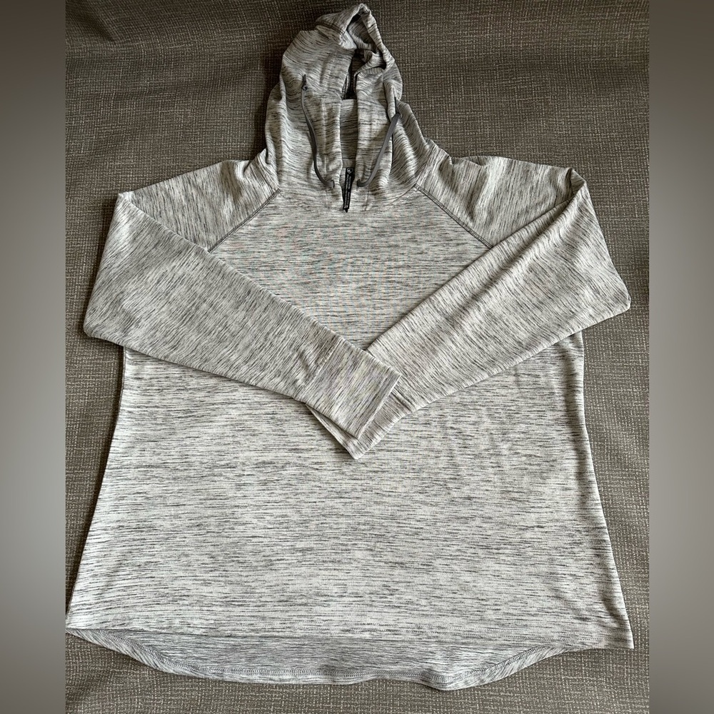 Kuhl Women’s Lightweight Hoodie Light Grey Long Sleeve Top Size 2X